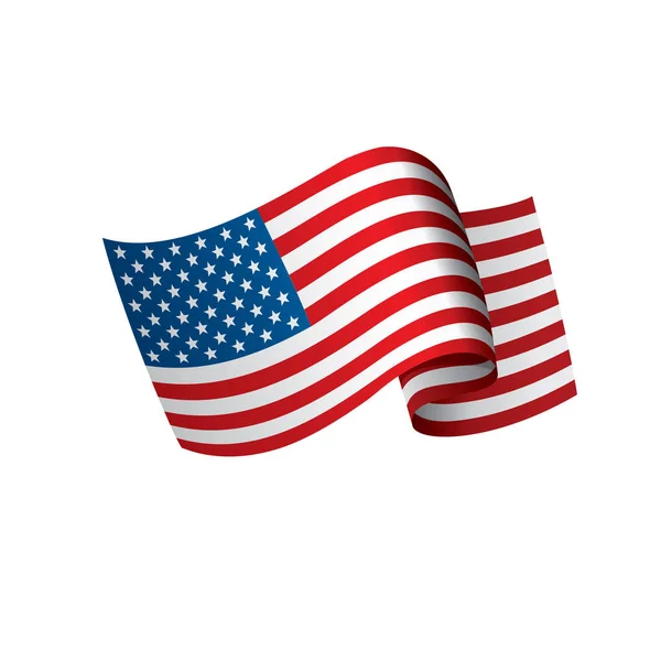 Прапор США ізольовані — стоковий вектор