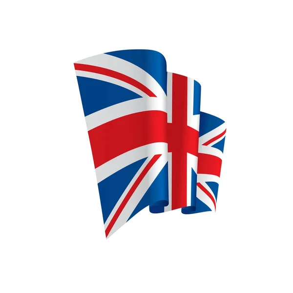 イギリスの旗、ベクトル — ストックベクタ