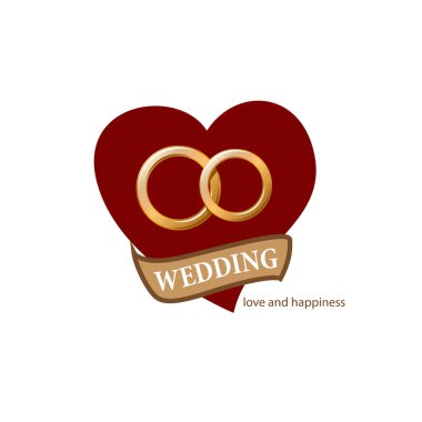 vektör logo düğün