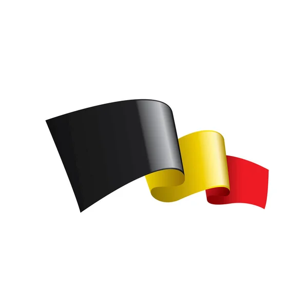 Flagge Belgiens, Vektorillustration — Stockvektor