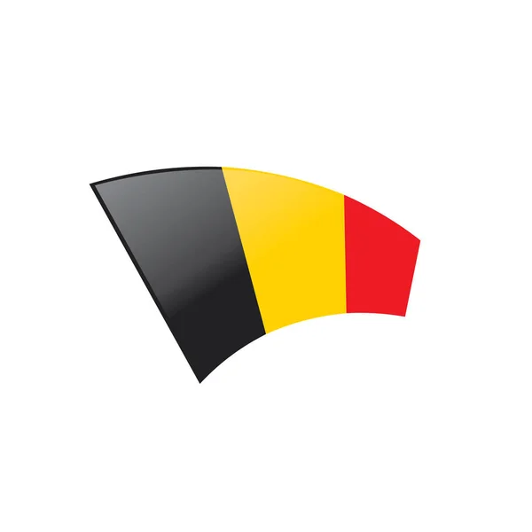 ベルギーの国旗ベクトルイラスト — ストックベクタ