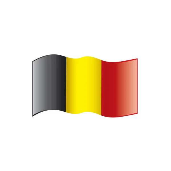Флаг Бельгии, векторная иллюстрация — стоковый вектор