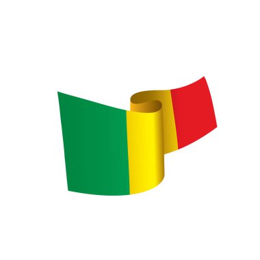 Mali bayrağı. Vektör