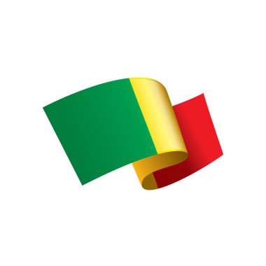 Mali bayrağı. Vektör