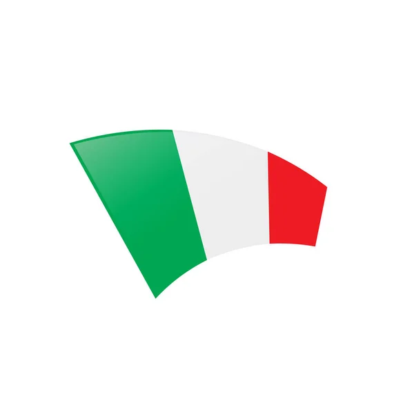 Italië vlag, vector illustratie — Stockvector