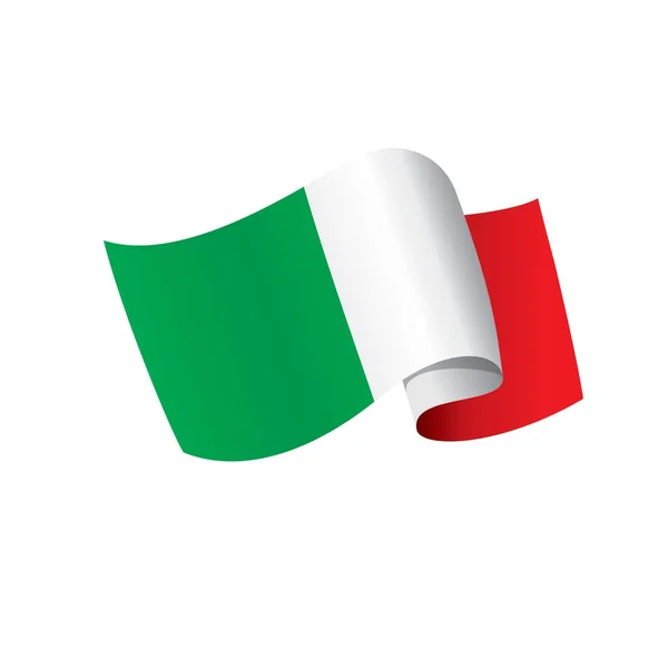 Bandeira da Itália, ilustração vetorial — Vetor de Stock
