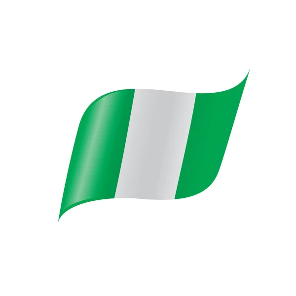 Σημαία nigeria, διανυσματική απεικόνιση — Διανυσματικό Αρχείο