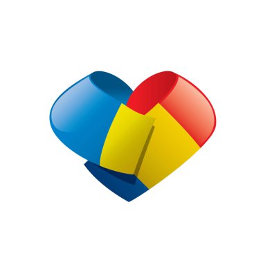 Çad bayrağı, vektör çizim