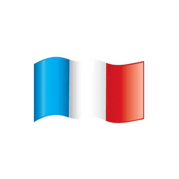 Frankreich Flagge, Vektor Illustration — Stockvektor