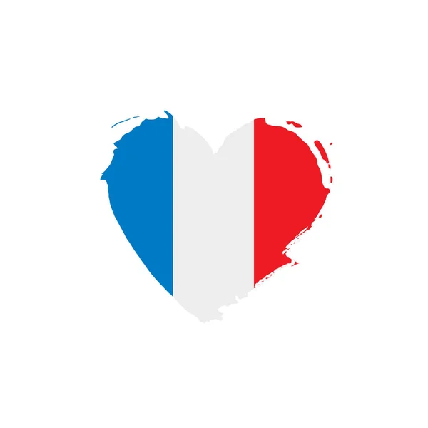 Bandera de Francia, ilustración vectorial — Vector de stock