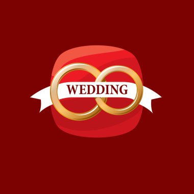 vektör logo düğün