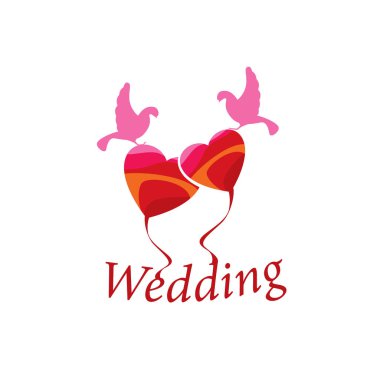 vektör logo düğün