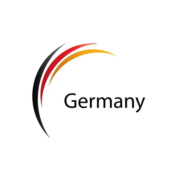 Bandeira da alemanha, ilustração vetorial —  Vetores de Stock