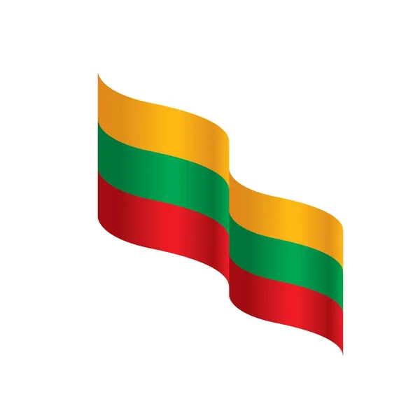Flaga Litwy, ilustracji wektorowych — Wektor stockowy