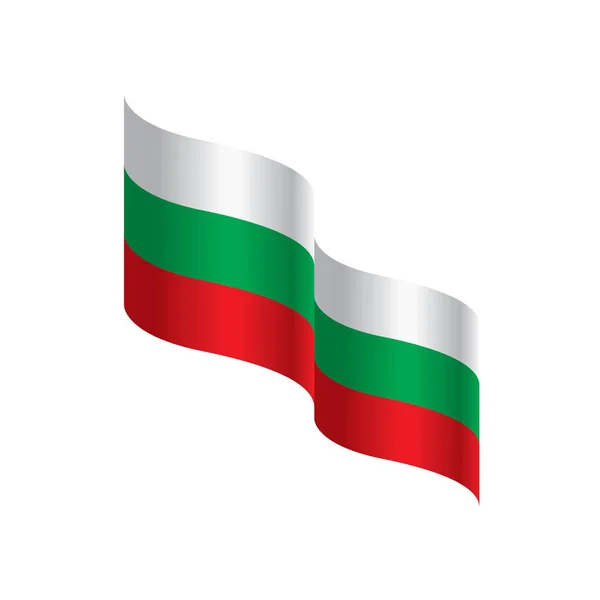 Bandeira da Bulgária, ilustração vetorial —  Vetores de Stock
