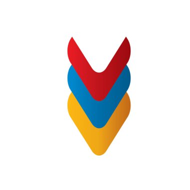 Ermenistan bayrağı, vektör illüstrasyonu