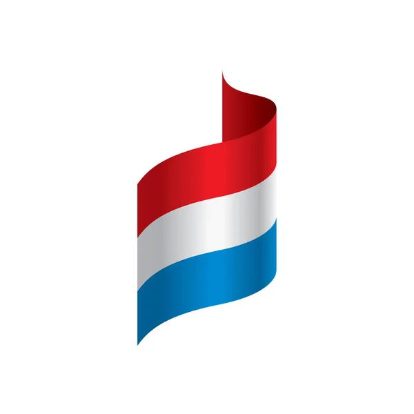 Bandeira da Holanda, ilustração vetorial — Vetor de Stock