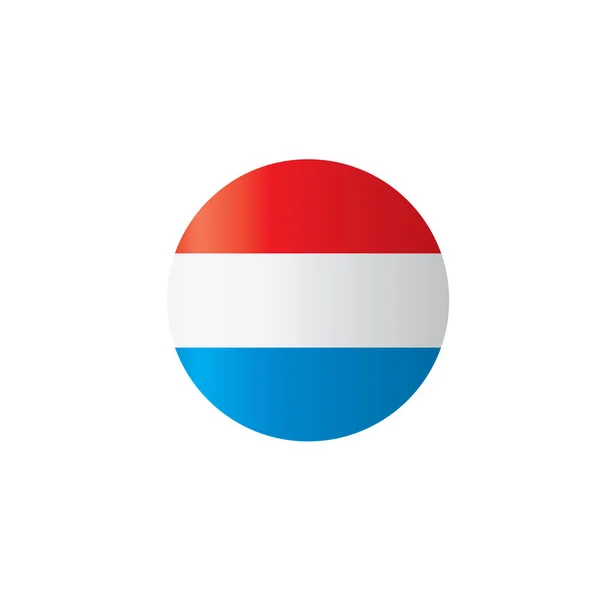 Bandeira da Holanda, ilustração vetorial — Vetor de Stock