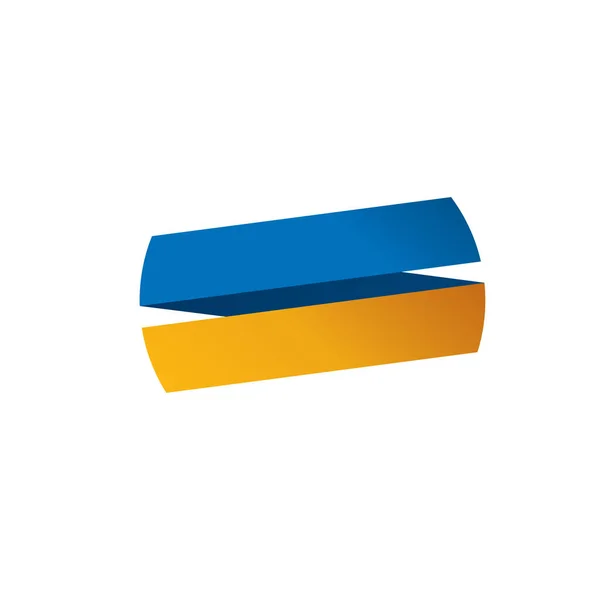 ウクライナの国旗、ベクトル イラスト — ストックベクタ