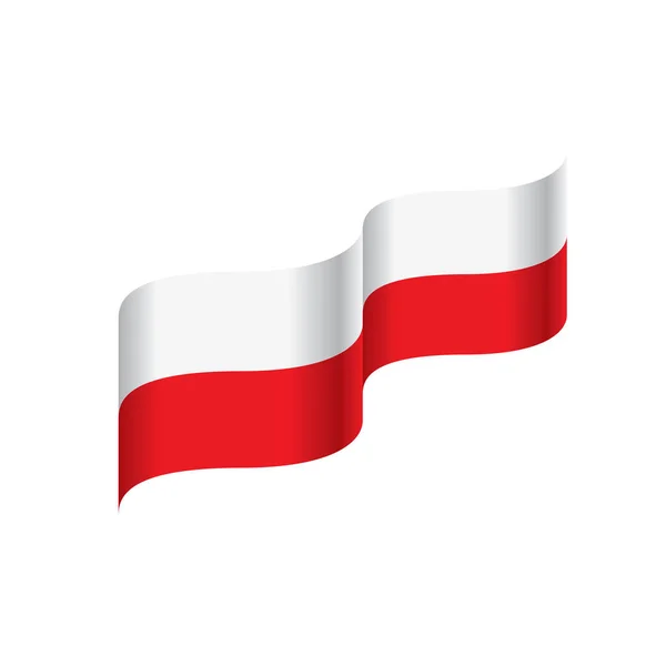 पोलंड ध्वज, वेक्टर स्पष्टीकरण — स्टॉक व्हेक्टर