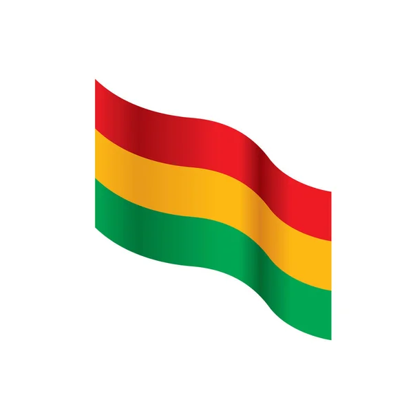 Bolivia vlag, vector illustratie — Stockvector