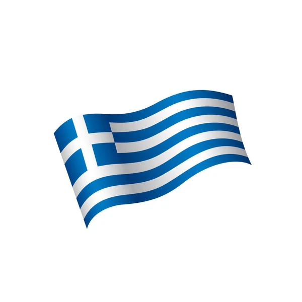 Griechische Flagge, Vektorabbildung — Stockvektor