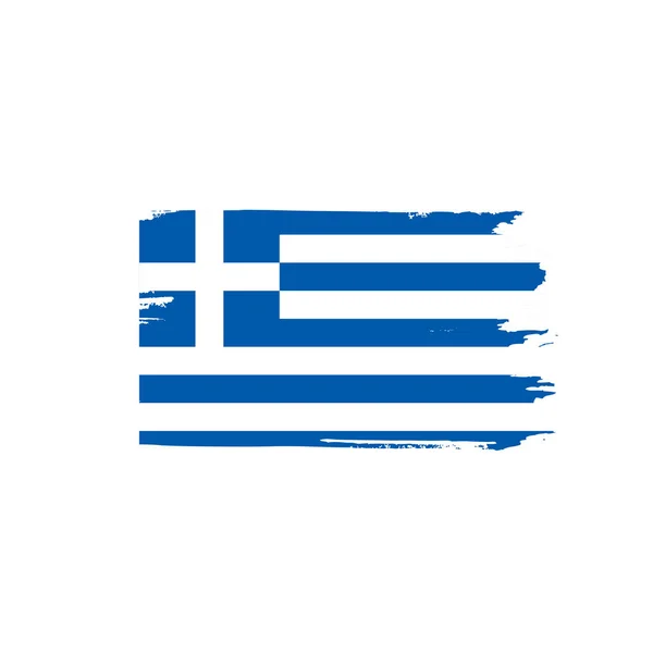 Griechische Flagge, Vektorabbildung — Stockvektor