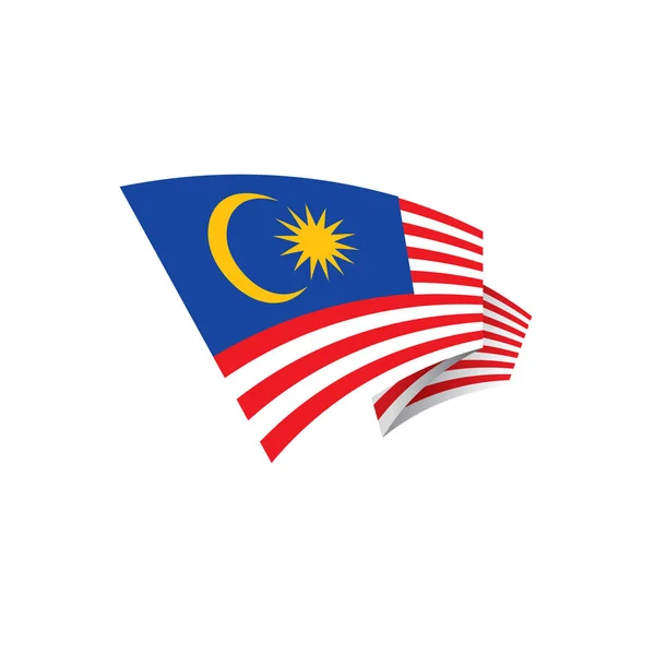 Прапор Малайзії, Векторні ілюстрації — стоковий вектор