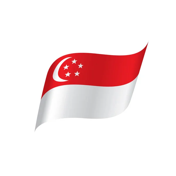 Singaporen lippu, vektorikuva — vektorikuva