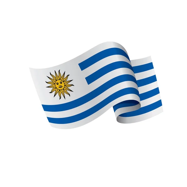 Vlajka Uruguaye, vektorové ilustrace — Stockový vektor