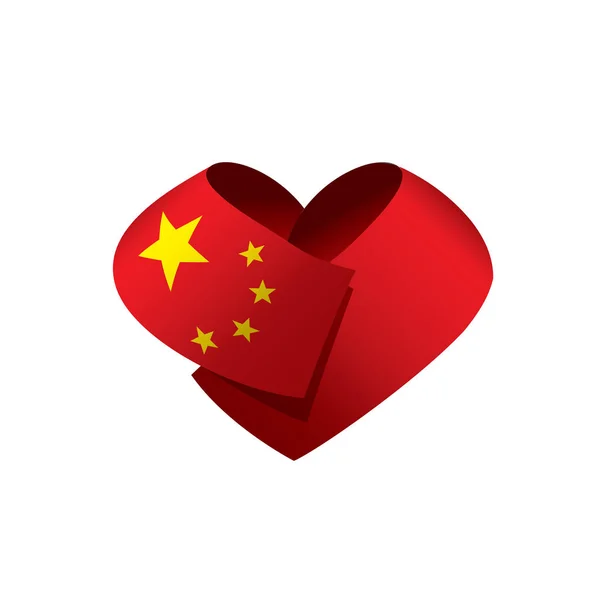 Drapeau de Chine, illustration vectorielle — Image vectorielle