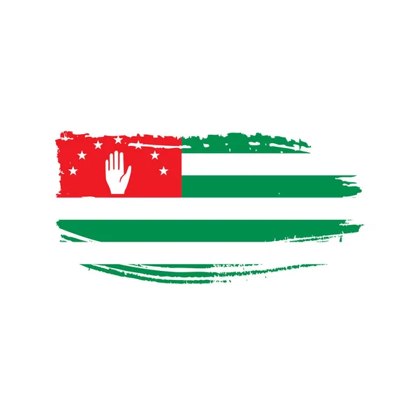 Abkhazia flag, vector illustration — Stock Vector