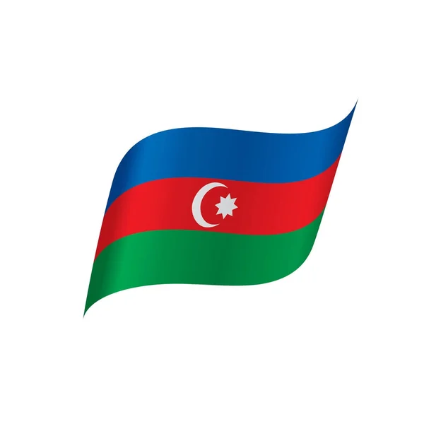 Bandera de Azerbaiyán, ilustración vectorial — Vector de stock