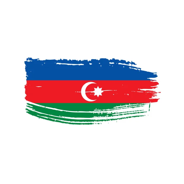 Bandeira do Azerbaijão, ilustração vetorial — Vetor de Stock