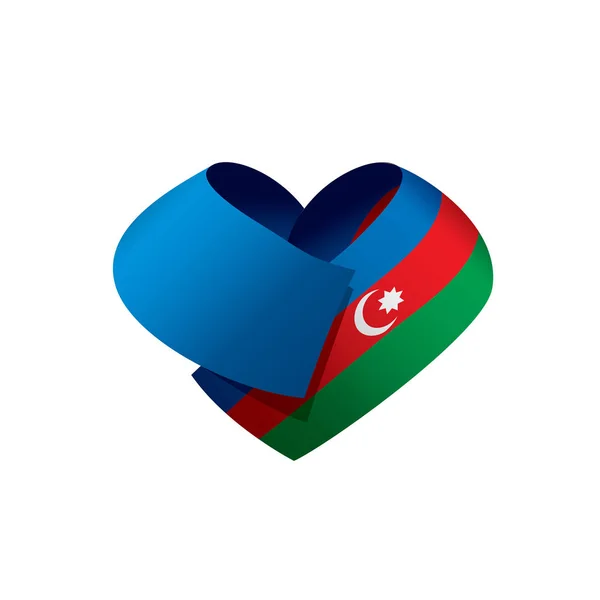 Aserbaidschanische Flagge, Vektorillustration — Stockvektor