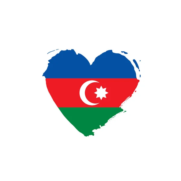 Bandera de Azerbaiyán, ilustración vectorial — Archivo Imágenes Vectoriales