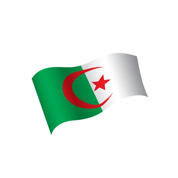 Argelia bandera, vector ilustración — Vector de stock
