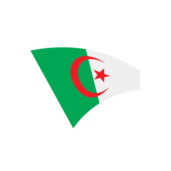 Drapeau Algérie, illustration vectorielle — Image vectorielle