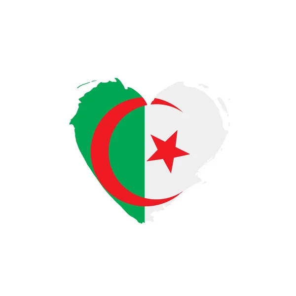 Σημαία της Αλγερίας, εικονογράφηση διάνυσμα — Διανυσματικό Αρχείο