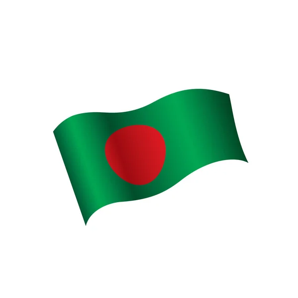 Banladesh flagga, vektor illustration — Stock vektor