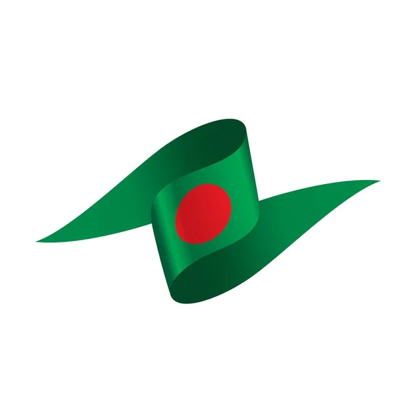 Bangladesi zászló, vektor illusztráció — Stock Vector