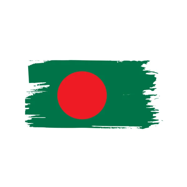 Флаг Бангладеш, векторная иллюстрация — стоковый вектор