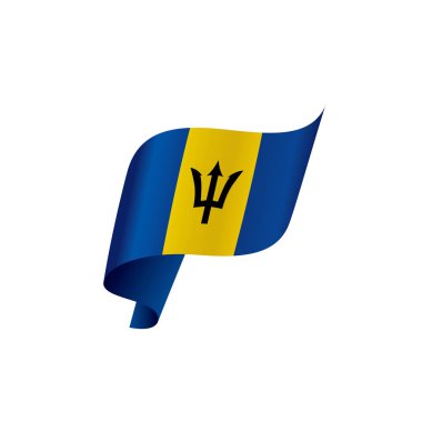barbados bayrağı, vektör illüstrasyonu
