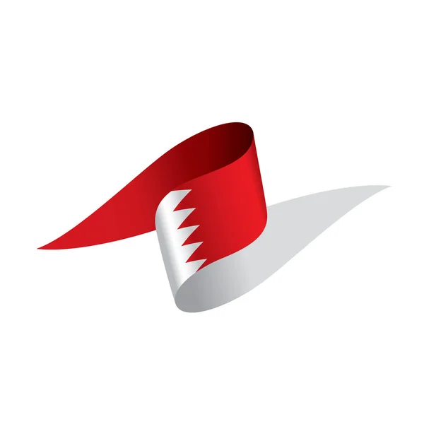 Bandera de Bahréin, ilustración vectorial — Archivo Imágenes Vectoriales