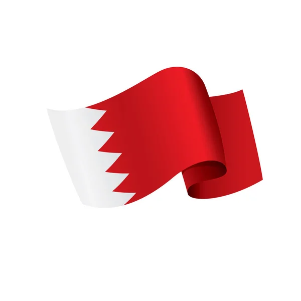 Drapeau Bahreïn, illustration vectorielle — Image vectorielle