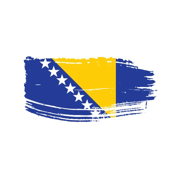 Bosnia and Herzegovina flag, vector illustration — Stock Vector