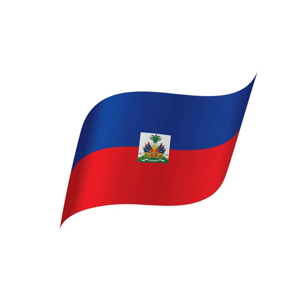 Haiti flagga, vektorillustration — Stock vektor