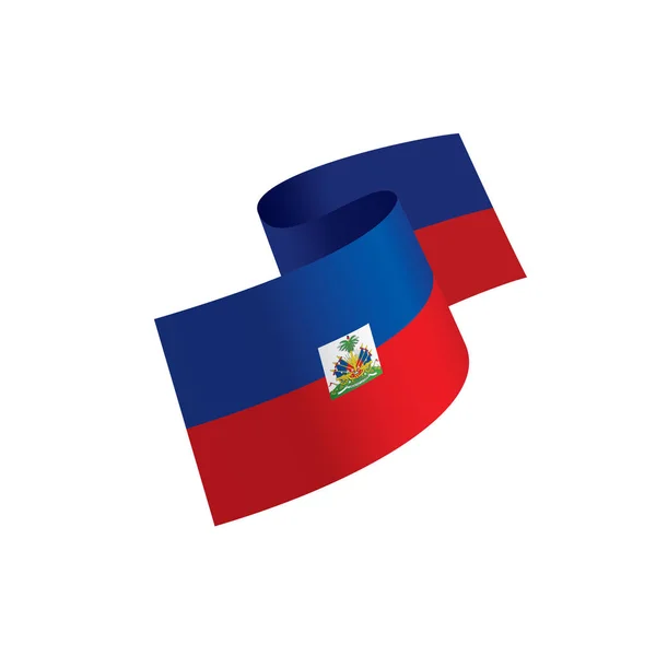 Haiti flag, vector illustration — Stock Vector