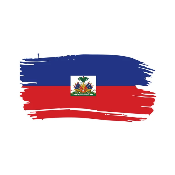 De vlag van Haïti, vectorillustratie — Stockvector