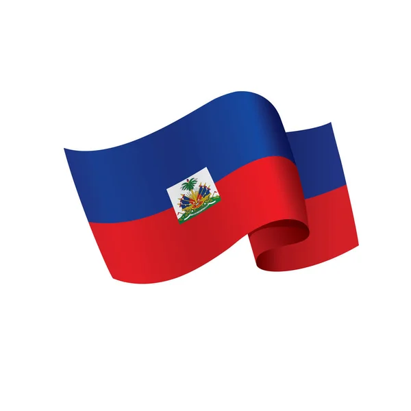 Haiti flag, vektorillustration — Stockvektor